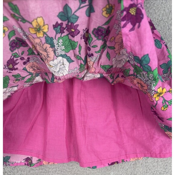 Janie and Jack Smocked 18-24 months Pink Dress Phlox Pink Floral Pattern Flowers - Picture 4 of 8